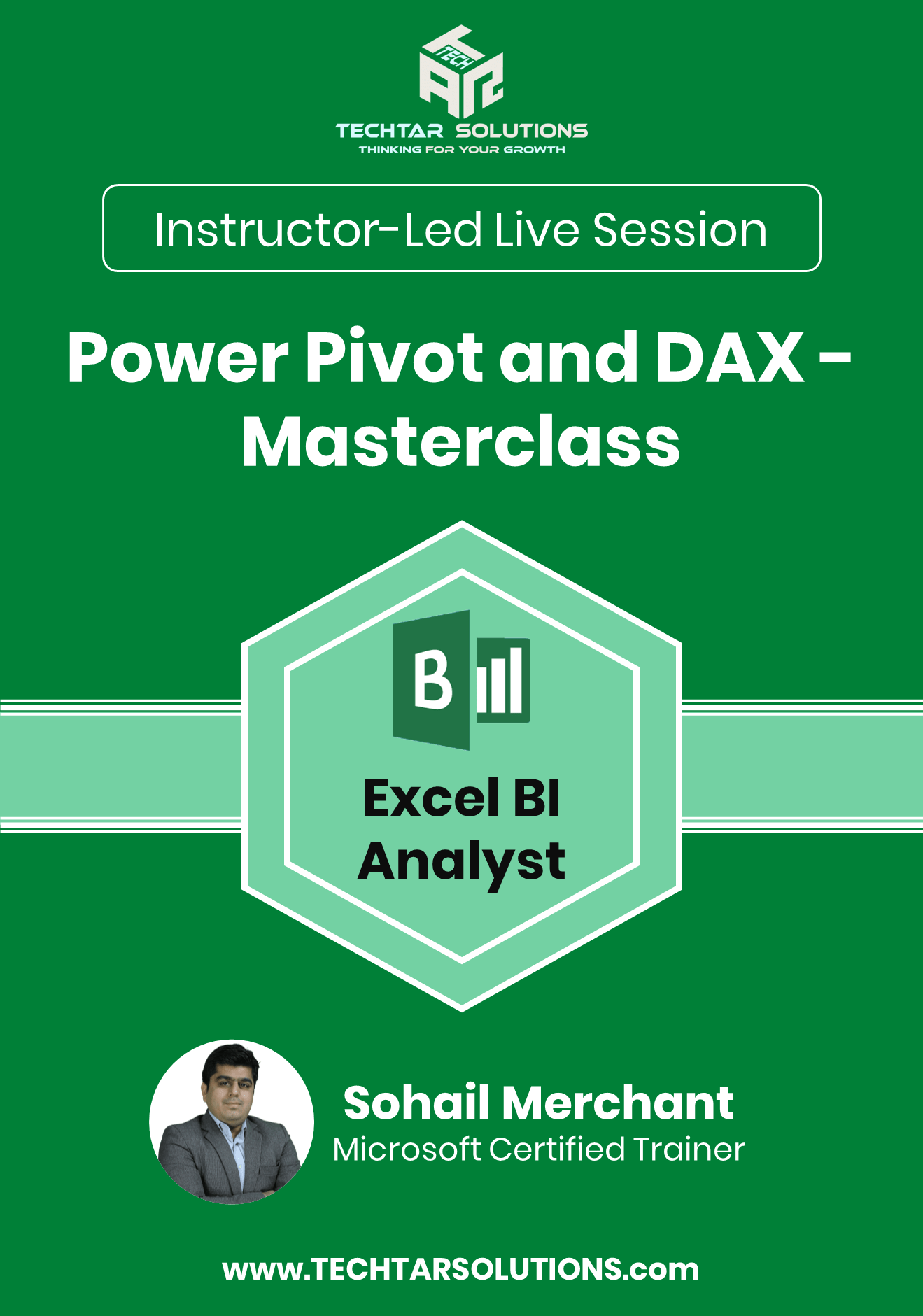 Excel Power Pivot And DAX Masterclass TechTAR Solutions