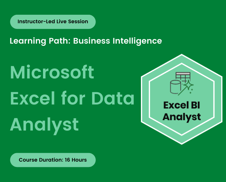 Microsoft Excel for Data Analyst